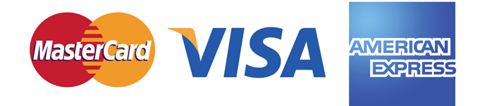 Visa, Mastercard, Debit accepted